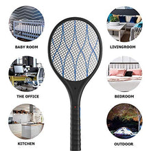 Carica l&#39;immagine nel visualizzatore di Gallery, Racchetta Zanzare Elettrica Ricaricabile 2 in 1, Swatter Insetti Elettrico...