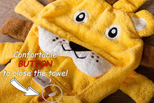 Carica l&#39;immagine nel visualizzatore di Gallery, alenyk Asciugamano Accappatoio Leoncino Per Bambini da Bagno 100% Cotone... - Ilgrandebazar