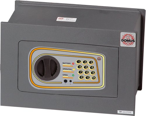 Domus DL/2 Cassaforte a Muro Elettronica, Grigio Scuro