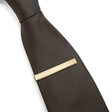Carica l&#39;immagine nel visualizzatore di Gallery, Set di 3 Fermacravatta 4 CM Uomo Colore Argento, Nero, Oro + Pacco Regalo - Ilgrandebazar