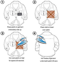 Carica l'immagine nel visualizzatore di Gallery, Mingjun 17 toppe termoadesive ricamate per jeans, giacche, vestiti, borse,... - Ilgrandebazar