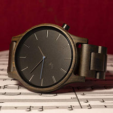 Carica l'immagine nel visualizzatore di Gallery, Opis UR-M1 Orologio da Polso in Legno 1:M1-Uomo, Sandalo Nero M1 - Ilgrandebazar