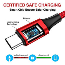 Carica l'immagine nel visualizzatore di Gallery, ZKAPOR Cavo USB C [4Pezzi, 0.3m 1m 2m 3m] Tipo C 3m