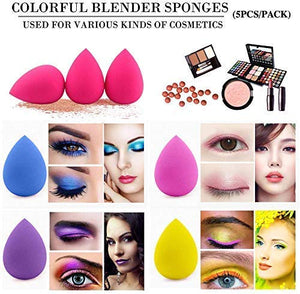 BEAKEY 5 pz Set di trucco spugna Blender beauty, fondotinta multicolore - Ilgrandebazar