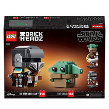 Carica l&#39;immagine nel visualizzatore di Gallery, LEGO 75317 , Star Wars Il Mandaloriano e il Bambino, Modellini da Costruire di Brickheadz con &#39;Baby Yoda&#39;, Set con Personaggi da Collezione, Idee Regalo da 10 anni in su