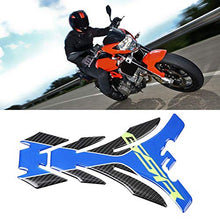 Carica l&#39;immagine nel visualizzatore di Gallery, Yctze Adesivo serbatoio moto, vera fibra di carbonio moto decalcomania TQ008