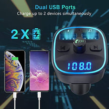 Carica l&#39;immagine nel visualizzatore di Gallery, [Bluetooth V5.0] LENCENT Trasmettitore FM Bluetooth, per...