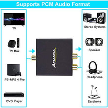 Carica l&#39;immagine nel visualizzatore di Gallery, AMANKA Digitale ad Analogico Convertitore Adattatore Audio Uscita 3.5mm da...