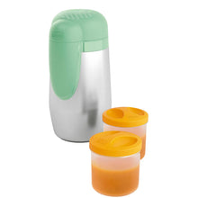 Carica l'immagine nel visualizzatore di Gallery, Chicco Portapappa e Portabiberon Termico in Acciaio Inox con 2 Contenitori, Contenitore Termico per Alimenti e Bevande, Mantiene la Temperatura Fino a 5 Ore, Contenitore Termico senza BPA, 0+ Mesi