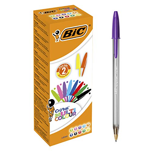 BIC Cristal 926381 penne multicolore, colori assortiti 20 bolígrafos - Ilgrandebazar