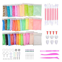 Carica l&#39;immagine nel visualizzatore di Gallery, Kit Fluffy Slime fai da te, KidsHobby 36 colori Putty Floam 36 Colors - Ilgrandebazar