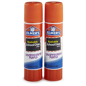 Elmer's E522 - Bastoncini di colla per la scuola, 0,21 oz, confezione da 2 - Ilgrandebazar