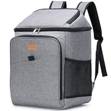 Carica l&#39;immagine nel visualizzatore di Gallery, Lifewit Borse Frigo Pranzo da 26L 34 Lattine, Borsa Termica Grande per Picnic a Prova di Perdite Portatile Morbida Cooler Box per Alimenti per Umo Donna per Outdoor/Picnic/Spiaggia/Campeggio, Grigio