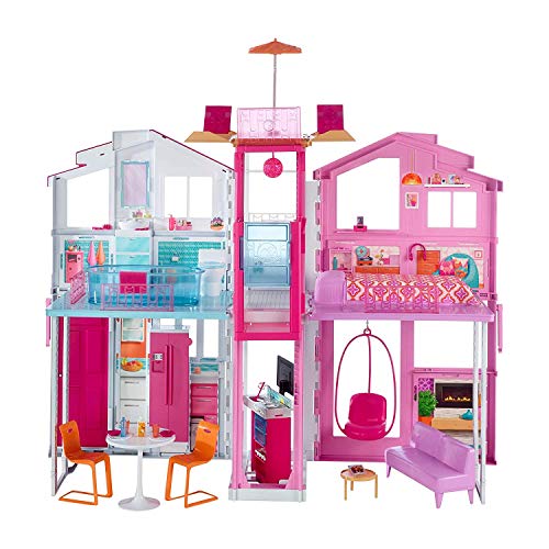 Barbie-la Casa di Malibu per Bambole con Accessori e Colori Vivaci,... - Ilgrandebazar