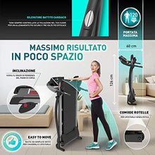 Carica l&#39;immagine nel visualizzatore di Gallery, Tapis ROULANT Elettrico Pieghevole Bluetooth (1800 W / 2,5HP Picco), App...