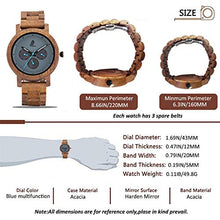 Carica l&#39;immagine nel visualizzatore di Gallery, Orologio da Uomo e donne in Legno, CZOKA Noce nero naturale/oliva Acacia - Ilgrandebazar