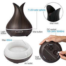 Carica l&#39;immagine nel visualizzatore di Gallery, KBAYBO Controllo remoto Diffusore Aromaterapia Aria Umidificatore Vaso Scuro