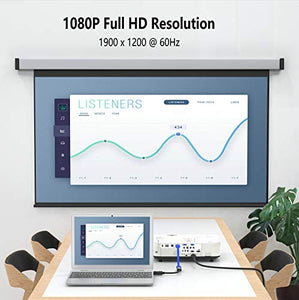 ICZI Adattatore DisplayPort a HDMI 1080P, Cavo DP Maschio su Femmina,...