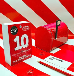 Il Calendario Filosofico 2024, Il Primo e L'Originale Calendario da Tavolo con 365 Giorni di Frasi Filosofiche, Leggi Ogni Giorno Una Frase, Ideato e Creato a Bologna, Formato A6 da 10x14 cm