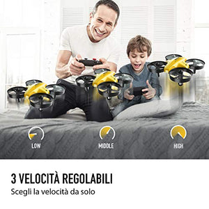 ATOYX 66C RC Mini Drone con Telecomando Funzione di Sospensione Giallo