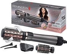 Carica l&#39;immagine nel visualizzatore di Gallery, Remington Spazzola Rotante per Capelli, Asciugacapelli, 1000 W, Setole Morbide (40/50 mm), 2 Velocità e Temp, Rivestimento in Ceramica con Cheratina e Olio di Mandorle, Keratin Protect AS8811
