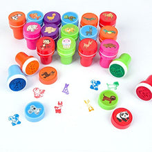 Carica l&#39;immagine nel visualizzatore di Gallery, Xiaoyao ShinyWay 26 Fun Stamps, Timbri Giocattolo, Francobolli Animali, Auto...