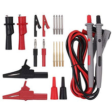 Carica l&#39;immagine nel visualizzatore di Gallery, LiNKFOR Kit 16pz Puntali Clip Alligatore Apertura Massima 30mm 10A Test - Ilgrandebazar