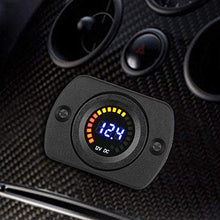 Carica l'immagine nel visualizzatore di Gallery, Fayeille Dc 12V Auto Voltmetro con LED Display Digitale Pannello, Indicatore...
