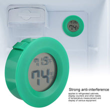 Carica l&#39;immagine nel visualizzatore di Gallery, Mini termometro Forma Rotonda di Temperatura LCD Digitale Monitor Green - Ilgrandebazar