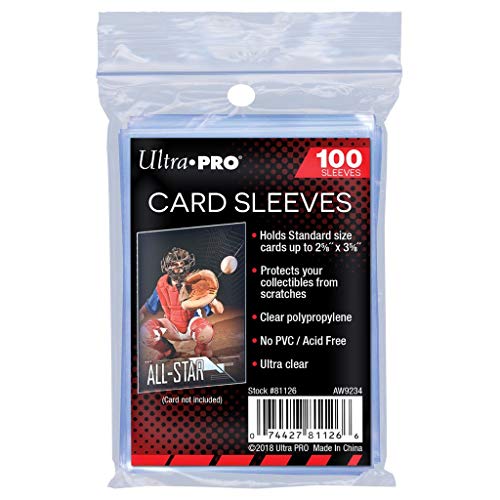 Ultra Pro Sleeve, Set di Proteggi carte per Carte da Collezione, multicolor