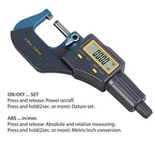 Carica l&#39;immagine nel visualizzatore di Gallery, Proster LCD Comparatore Millesimale 0-1&quot; Micrometro Con Display - Ilgrandebazar
