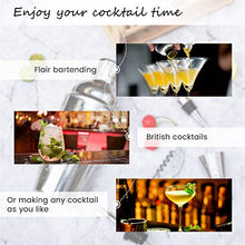 Carica l&#39;immagine nel visualizzatore di Gallery, Godmorn Cocktail Shaker Set,14 + 1 Pezzi Kit da Barman in Acciaio Inox,Set... - Ilgrandebazar