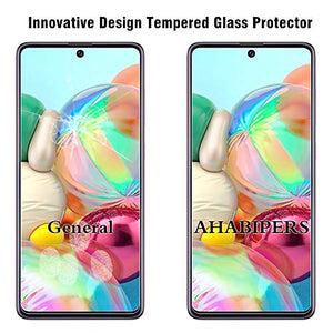 AHABIPERS Pellicola Protettiva per Samsung Galaxy A71 Vetro Temperato, 9H...