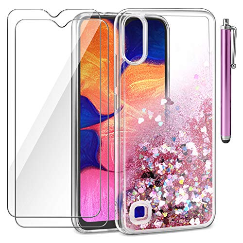 ivencase Cover Samsung Galaxy A10+[2 Pack] Pellicola Protettiva+Penna Touch...