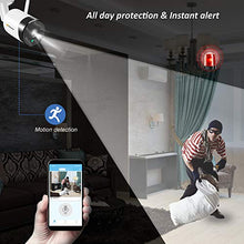 Carica l&#39;immagine nel visualizzatore di Gallery, Jennov - Telecamera di sicurezza wireless 5MP Cam Panoramica A 360 Gradi.