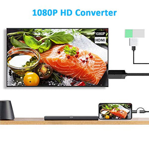 Cavo 2 In 1 Da Usb Tipo C/Micro a Hdmi 2m, Adattatore Micro/USB C to HDMI