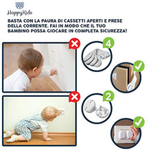 Carica l'immagine nel visualizzatore di Gallery, HAPPYKIDS Paraspigoli Bambini 9 METRI TOTALI Kit Parabordi + Bianco Avorio XL