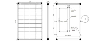 Enjoyolar solar module Poly 100W 12V pannello solare ideale per - Ilgrandebazar