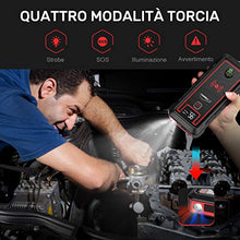 Carica l&#39;immagine nel visualizzatore di Gallery, YABER Avviatore di Emergenza, 2500A 23800mAh Impermeabile Avviatore...