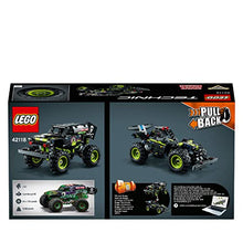 Carica l&#39;immagine nel visualizzatore di Gallery, LEGO 42118 Technic Monster Jam Grave Digger, Kit 2 in 1 da Monster Truck a Buggy Fuoristrada con Azione Pull-Back, Giochi per Bambini, Ragazzi e Ragazze dai 7 Anni