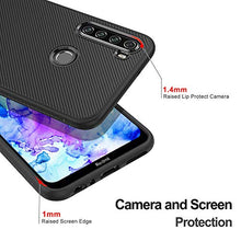 Carica l&#39;immagine nel visualizzatore di Gallery, iBetter per Xiaomi Redmi Note 8T Cover, Ultra Sottile di Gomma, Custodia Nero - Ilgrandebazar