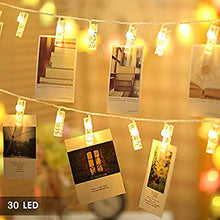 Carica l'immagine nel visualizzatore di Gallery, Catena Luminosa Led Kit Portafoto JP-LED®【4,5M-30 Mollette Led】Luci Da... - Ilgrandebazar