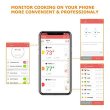 Carica l&#39;immagine nel visualizzatore di Gallery, INKBIRD IBT-2X Bluetooth Termometro Digitale Barbecue Termometro e Timer, Termometro Cucina con Sonda di Temperatura per Carne Grigliate BBQ Fumatore Forno di Cottura 2 Sensori