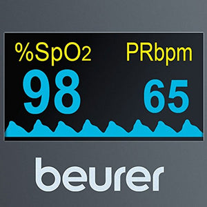 Beurer PO 40 Pulsossimetro per Determinazione della Saturazione di Ossigeno... - Ilgrandebazar