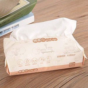 Asciugamano per il viso usa e getta, 80 Pcs monouso in soffice... - Ilgrandebazar