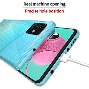 ANEWSIR Cover per Samsung Galaxy A51, Protezione Posteriore in Vetro... - Ilgrandebazar