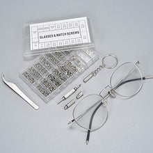 Carica l&#39;immagine nel visualizzatore di Gallery, Kit Riparazione Occhiali con viti 1000 pz Micro Dadi e pinzette e cacciavite... - Ilgrandebazar