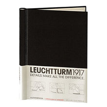 Carica l&#39;immagine nel visualizzatore di Gallery, Leuchtturm 341739 Peka Sprinback raccoglitore per 150 fogli Black - Ilgrandebazar