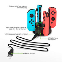 Carica l'immagine nel visualizzatore di Gallery, Stazionamento di ricarica per Nintendo Switch Joy-Con, NesBull supporto per...