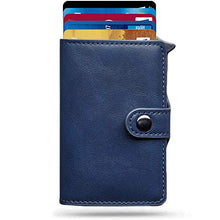 Carica l'immagine nel visualizzatore di Gallery, Porta Carte Credito - MONEYHOLD™ - di Schermato 3 - Blu